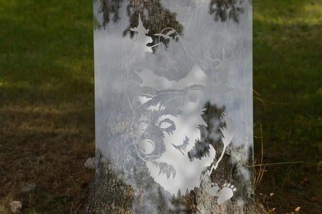 Front Door Etched Glass Vinyl Decals Privacy Safety Stickers Film B2650