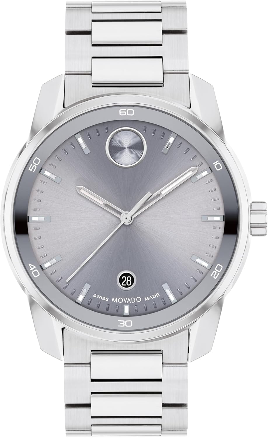 Men's Sport Watch - Swiss Quartz Movement, Stainless Steel Link Bracelet - 42mm K1426
