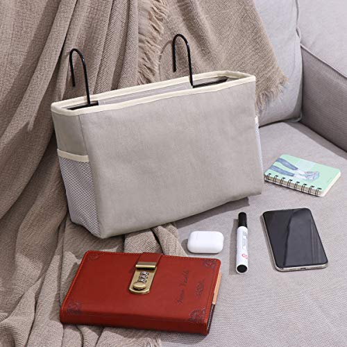 Black Hanging Bedside Organizer L256