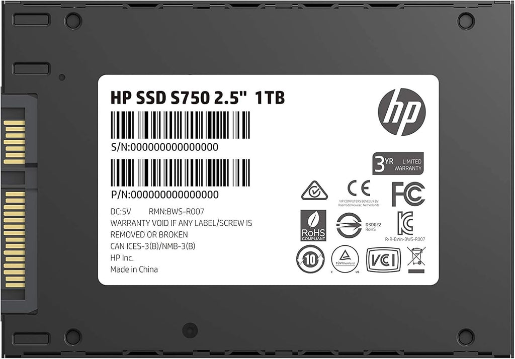 1TB Internal PC SSD SATA III 2.5" B764702