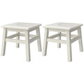 Solid Hardwood Step Stool, 12.25 Inches, Unfinished U639