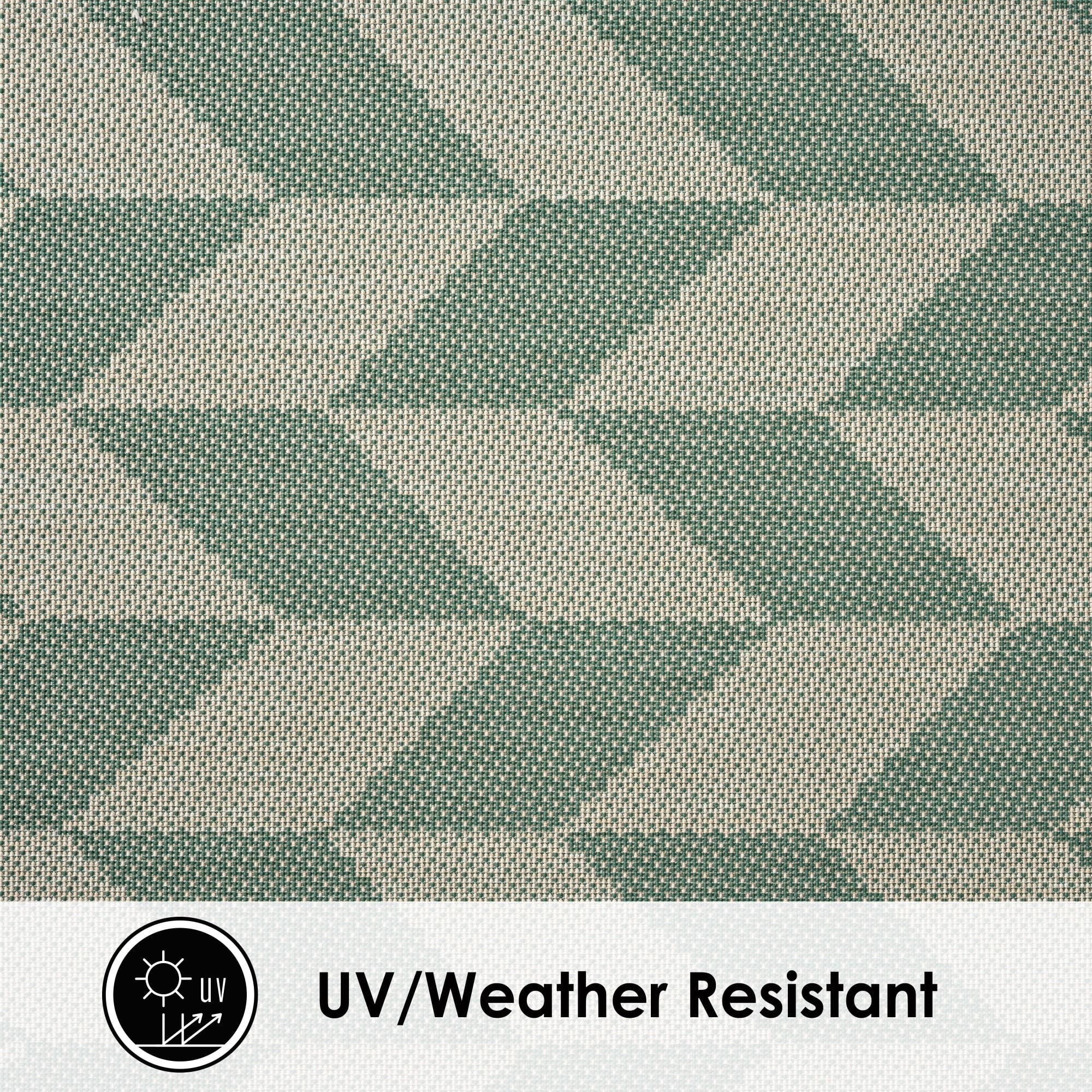 Beige/Green 5'2"x7'2" Indoor/Outdoor Area Rug C59919