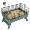 Blue Recycled Plastic Platform Bird Feeder, 5 LBS Large Capacity J70839