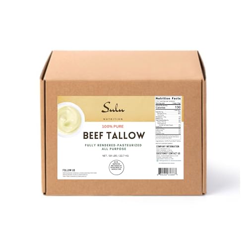 100% Pure Rendered NON GMO Beef Tallow 7LBS S110432