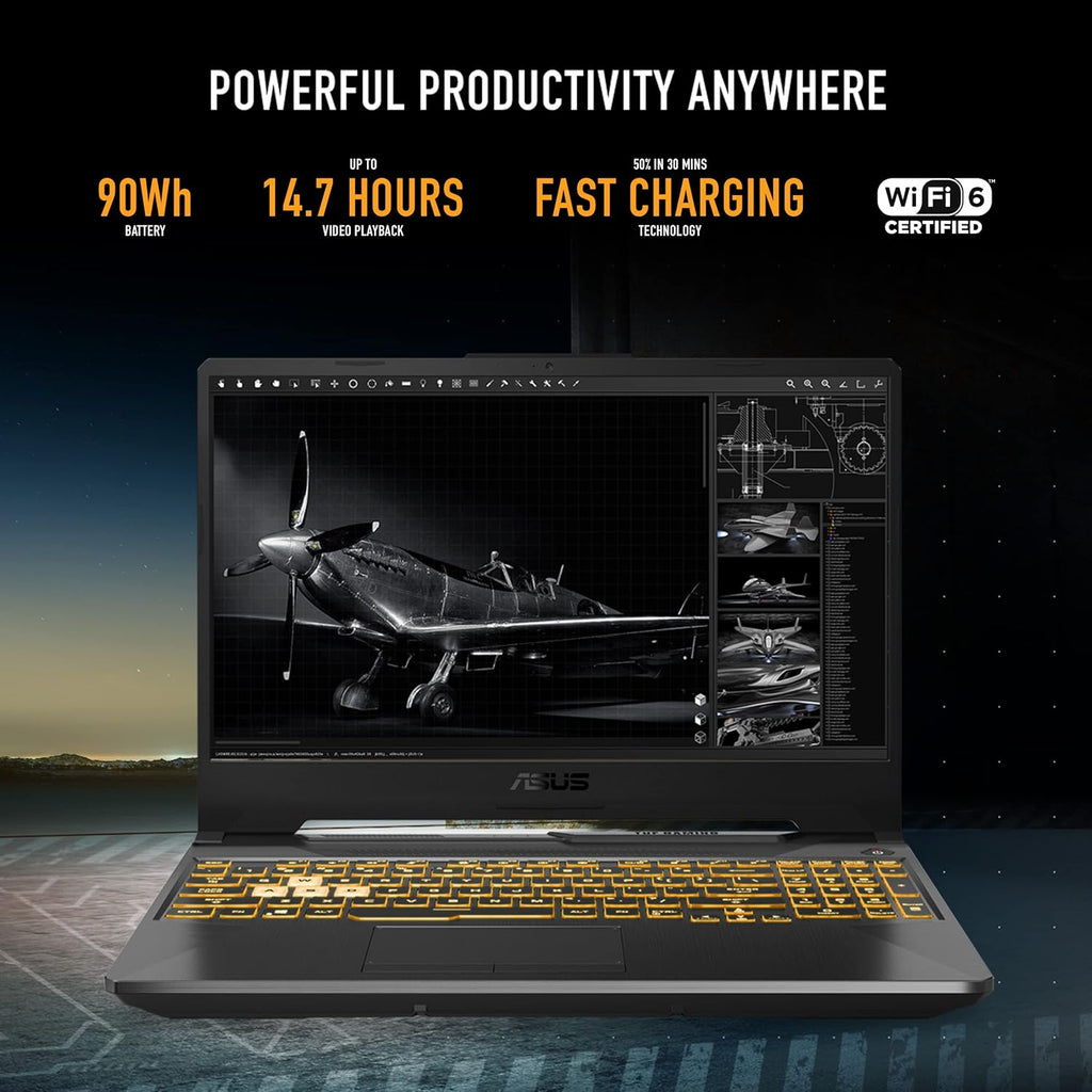 15.6-inch 144Hz Gaming Laptop, Intel Core i5-10300H, GeForce GTX 1650, 8GB DDR4 RAM, 512GB PCIe SSD, Windows 11 Home C578