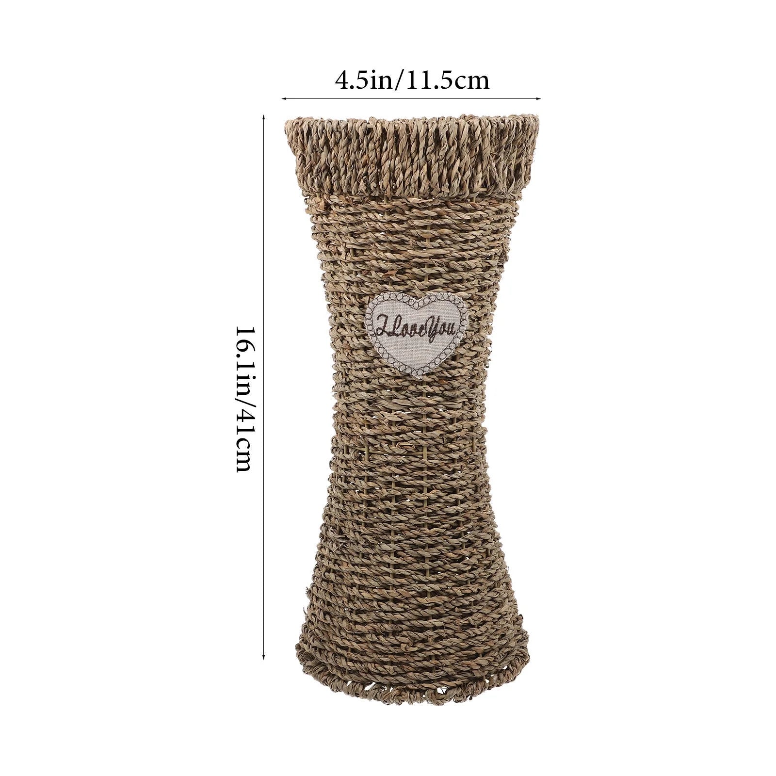Tall Rattan Floor Vase U547085