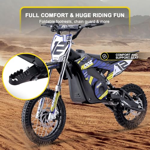 Blue Electric Dirt Bike S490