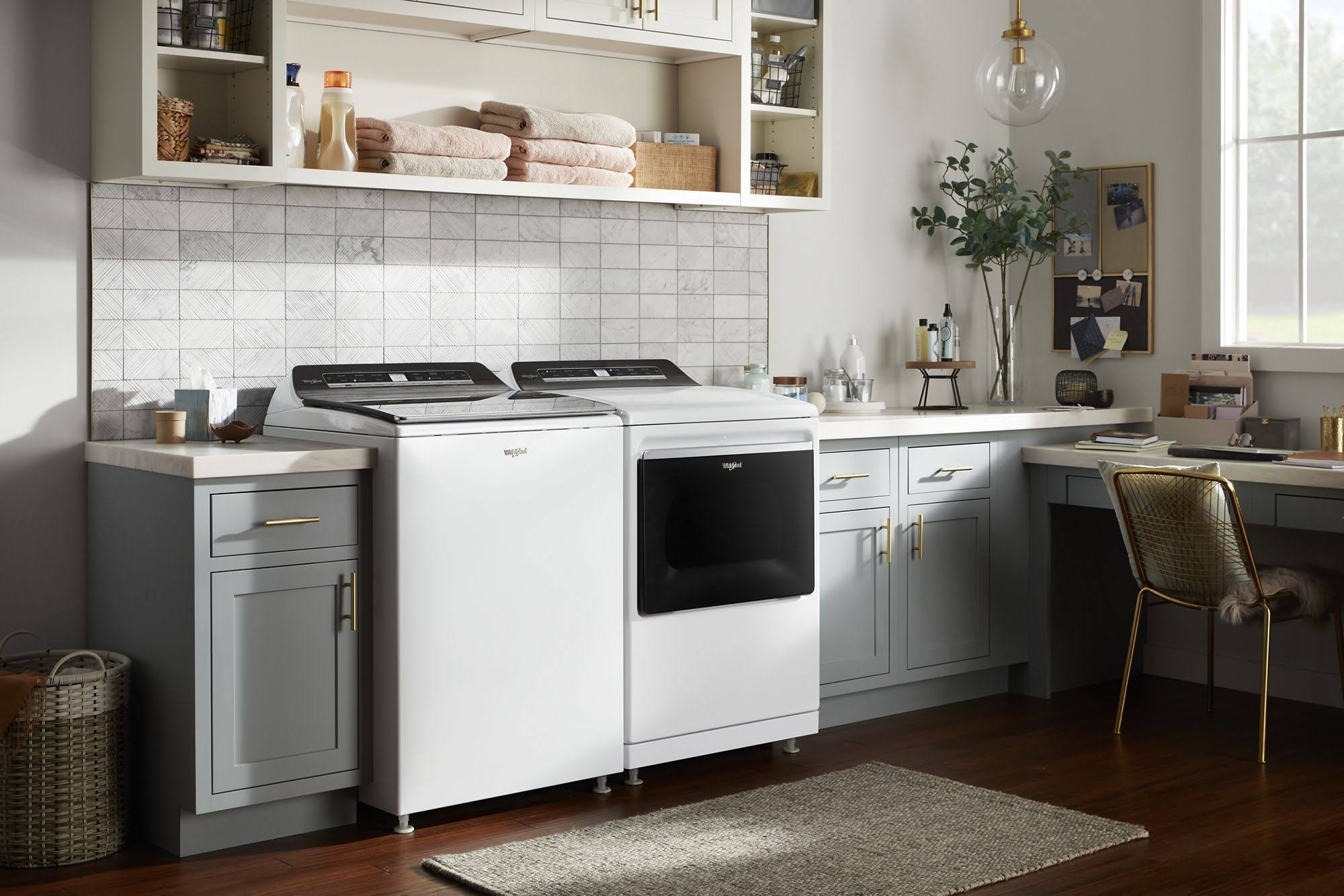7.4 Cu. ft. Top Load Gas Dryer White K5563
