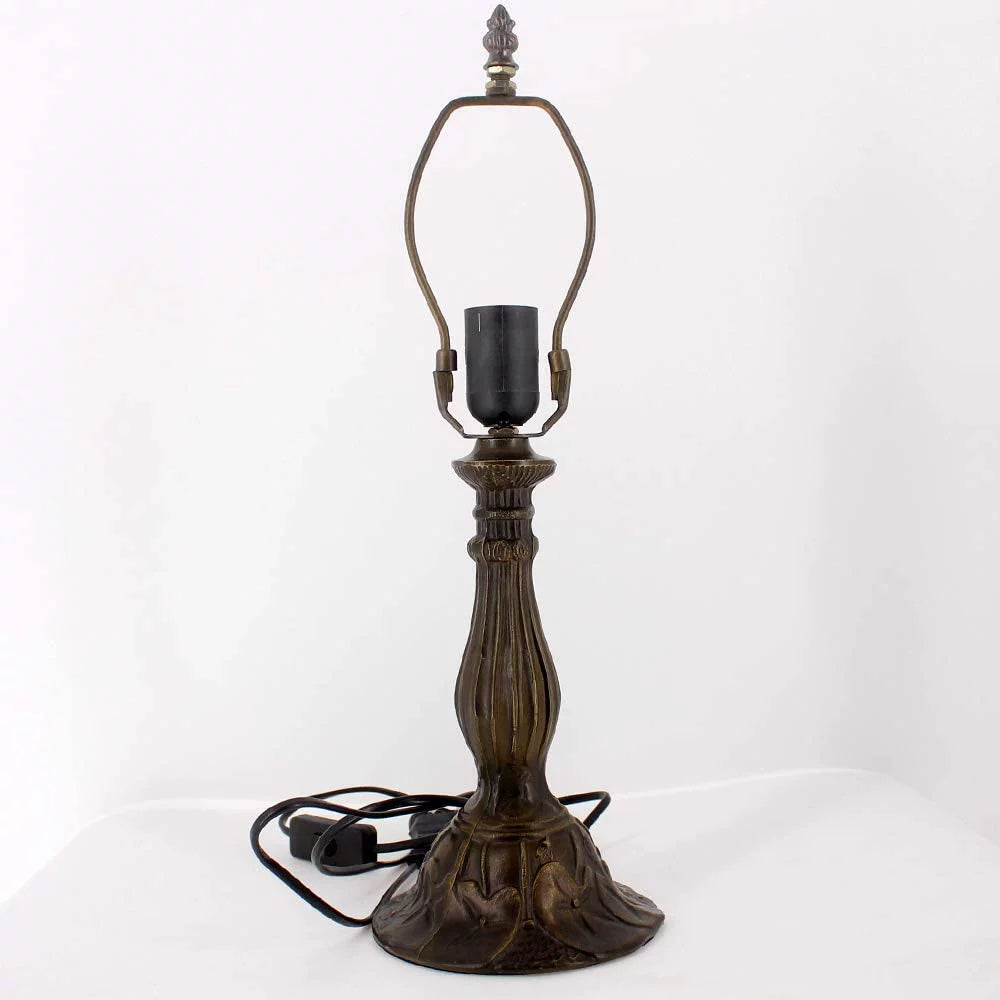 Sea Blue Stained Glass Table Lamp 18" Tall I50723