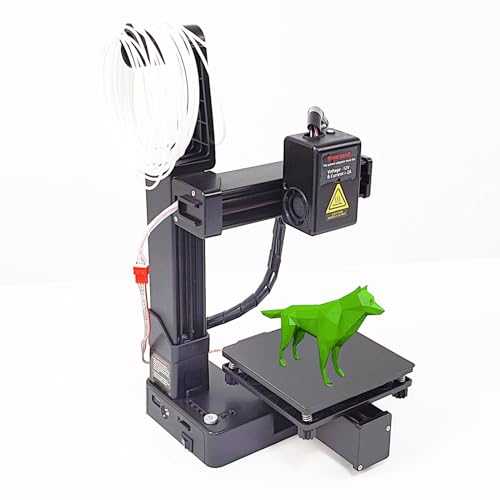 Compact FDM 3D Printer with Removable Build Plate, 0.4mm Metal Nozzle F70938