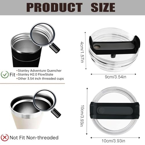 Opaque black Tumbler Lids Replacement L5770