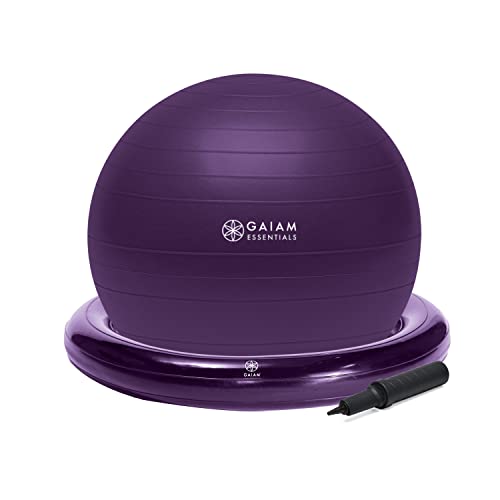 65cm Exercise Ball with Inflatable Ring Base A65410