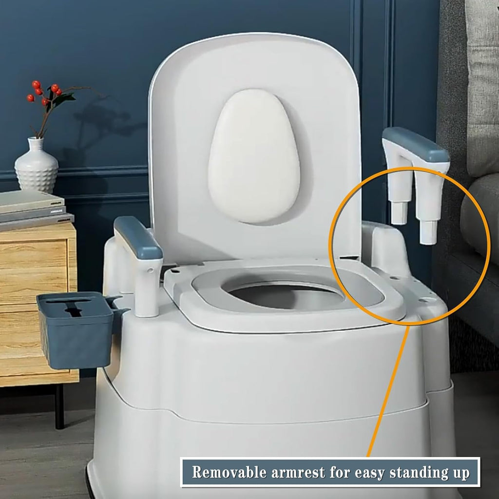 Detachable Armrests Height Adjustable Heavy Duty Commode O881094