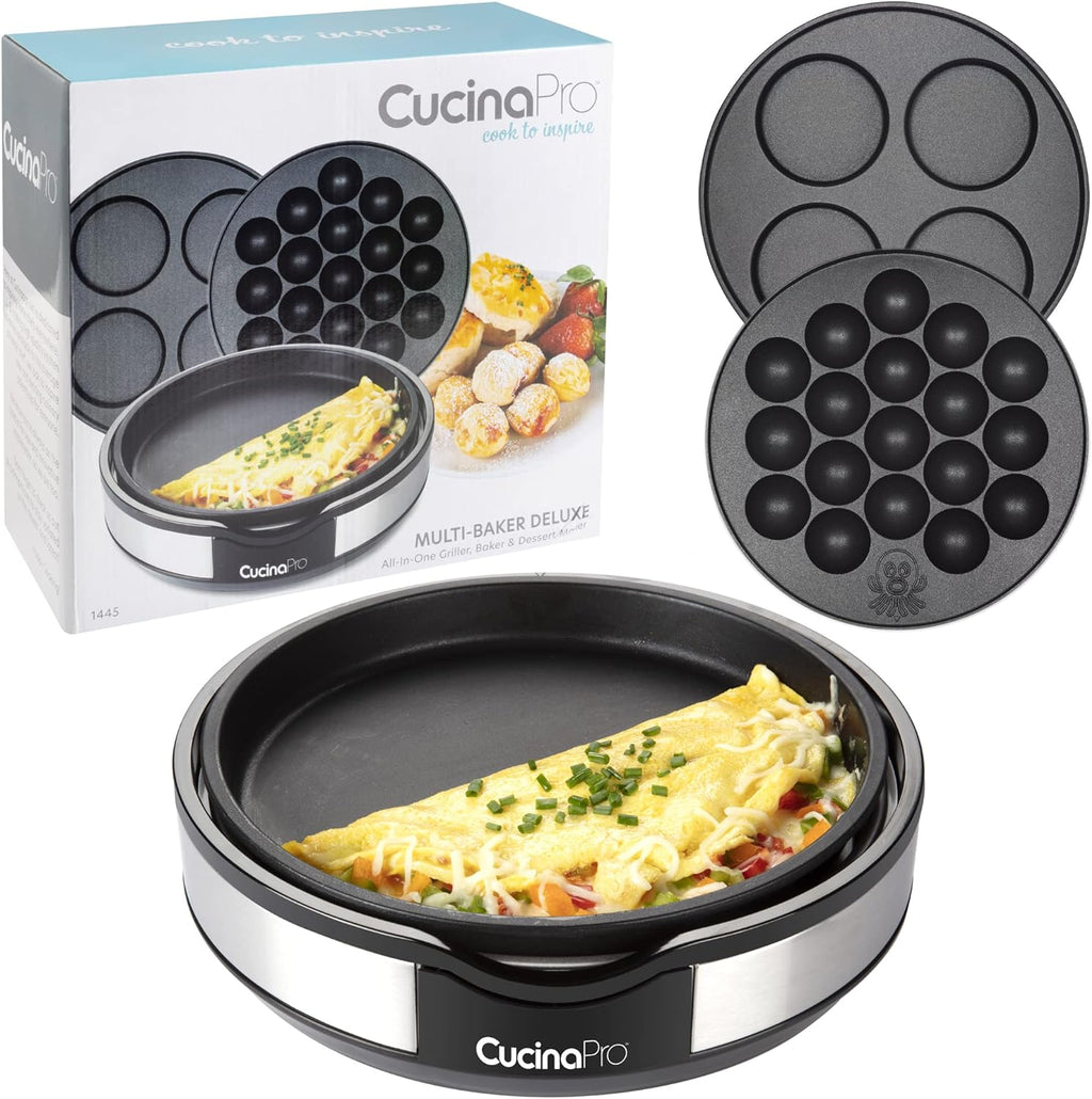 Electric Appliance with Temp Control, 3 Interchangeable Skillets R423681