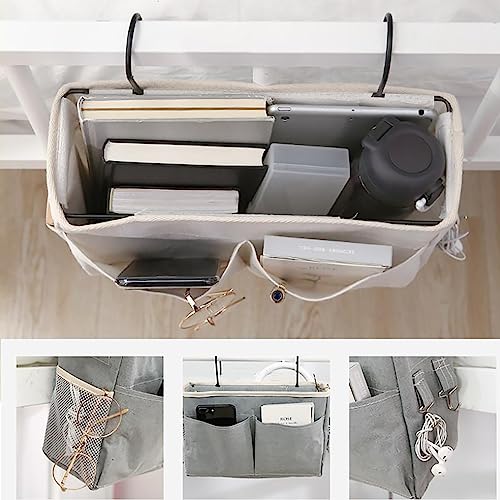 Grey Bedside Hanging Storage Organizer I28427
