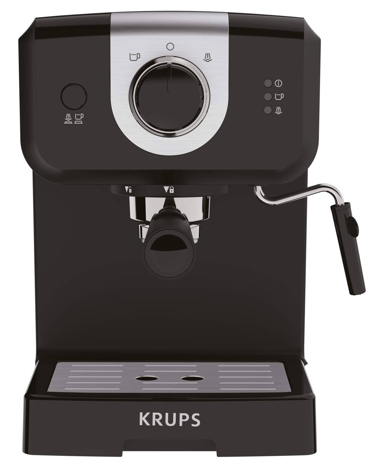 15-Bar Pump Espresso and Cappuccino Coffee Maker 1.5-Liter Black P136771