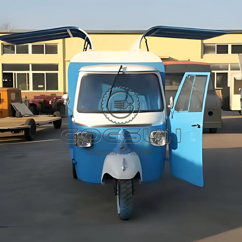 10.5FT Blue Food Trailer with 1 Compartment Sink K766089