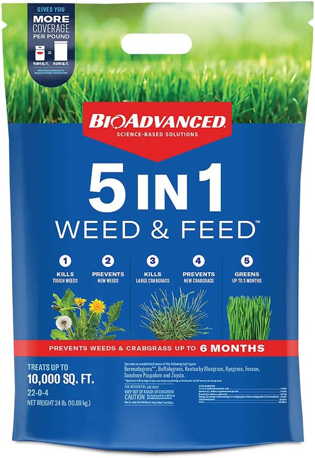24 lb Weed and Feed Granules T24075