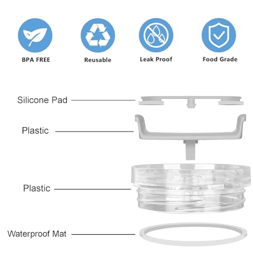 Opaque black Tumbler Lids Replacement L5770