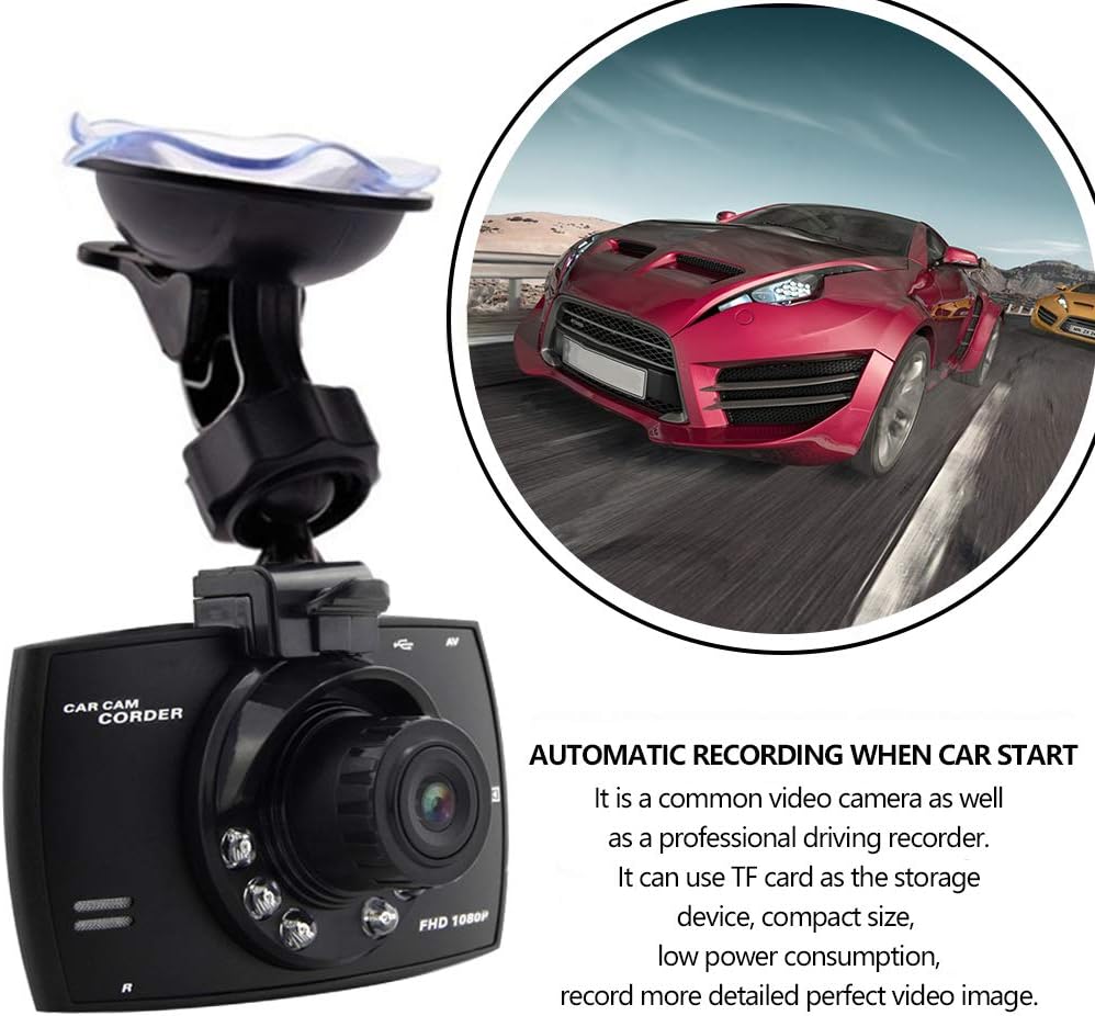 1080P Full HD Dash Cam with 2.7" LCD Screen and 170° Wide Angle B5758