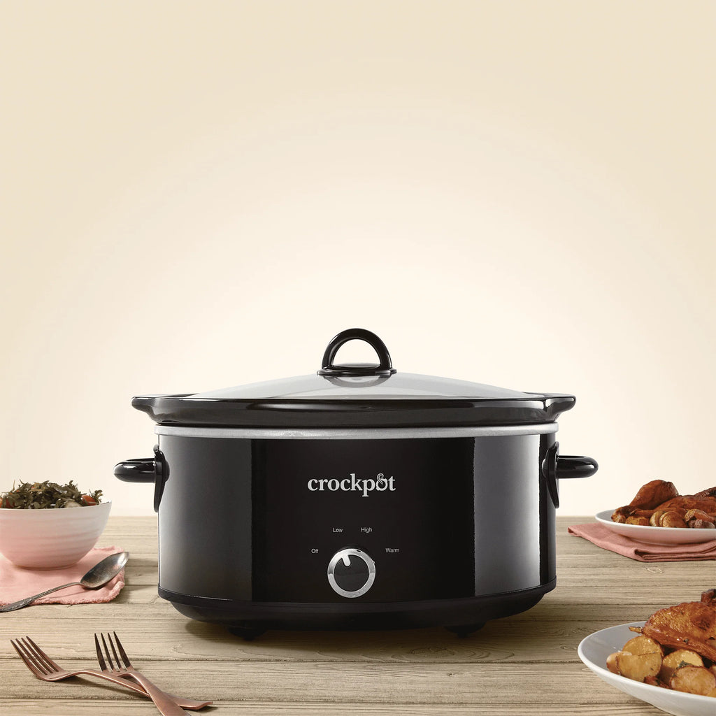 7-Quart Manual Slow Cooker, Black S11946