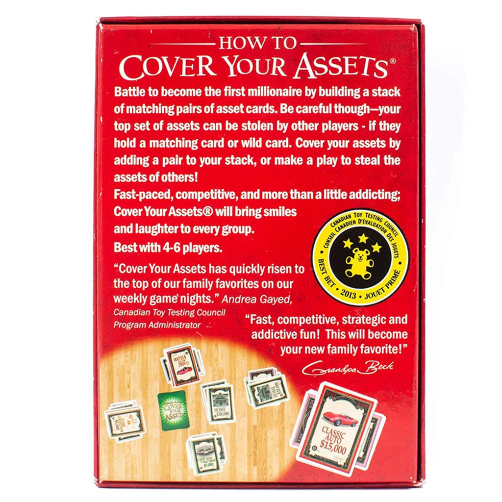 Cover Your Assets Card Game C6417
