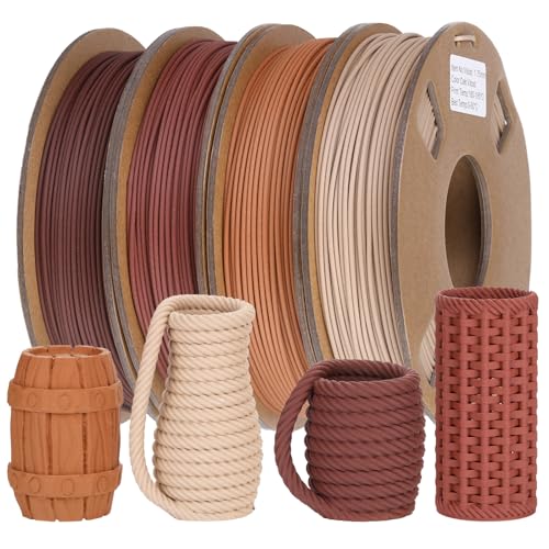 Matte Rainbow 3D PLA Printer Filament 1.75 mm 1kg Z862