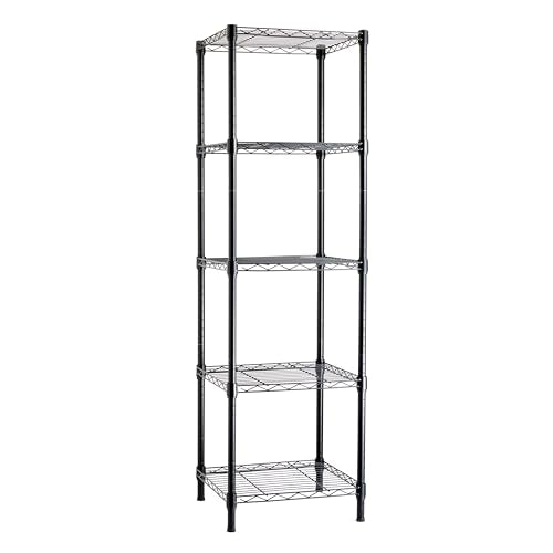 3-Shelf Adjustable Heavy Duty Steel Wire Rack Storage Shelving, Chrome M3299