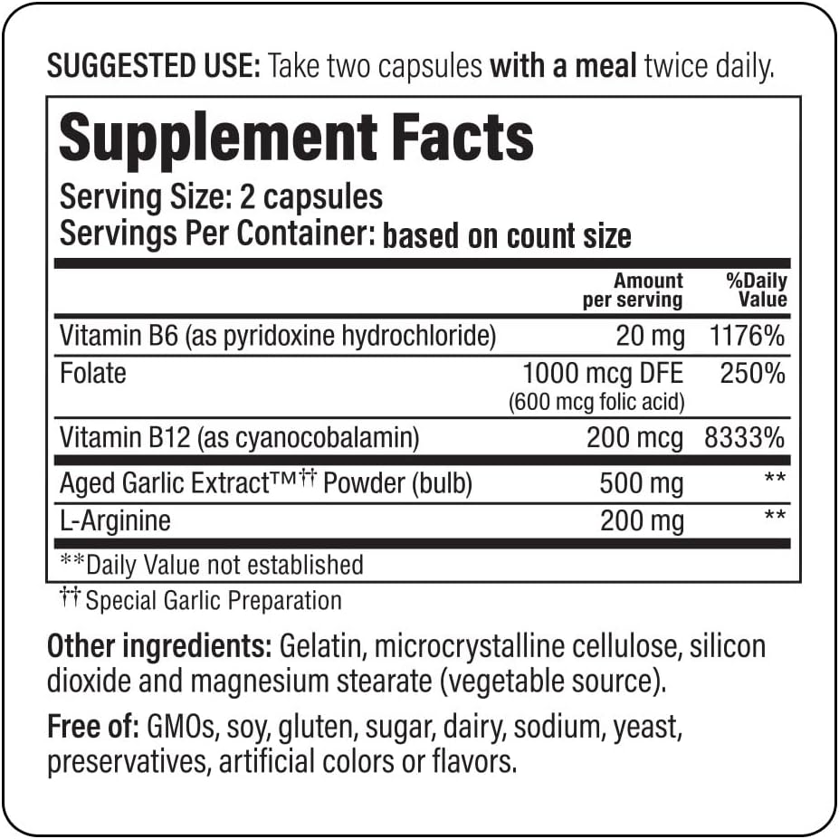 100 Capsules Aged Garlic Extract P64862