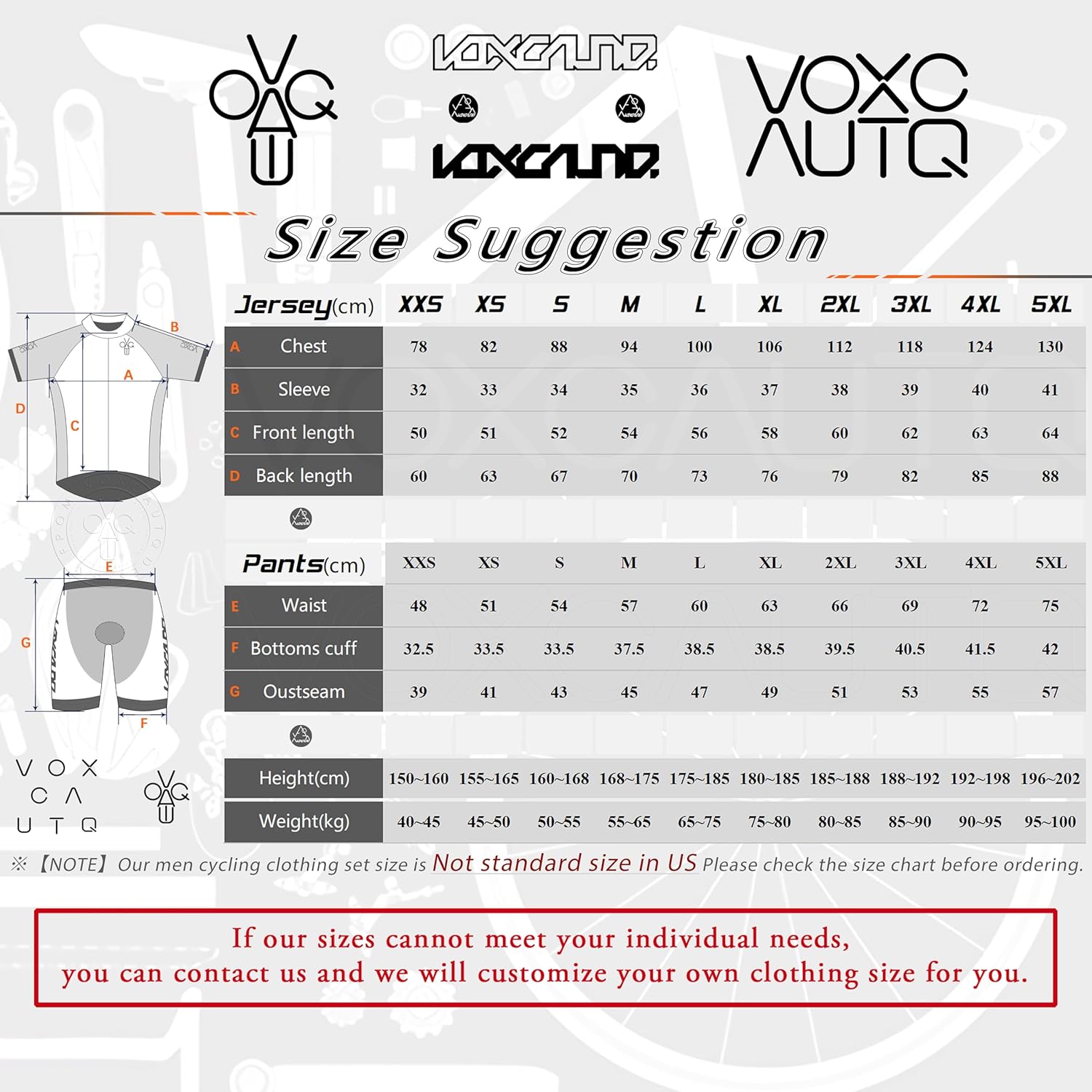 Men's Pro Cycling Jersey Set with Bib Shorts X8477
