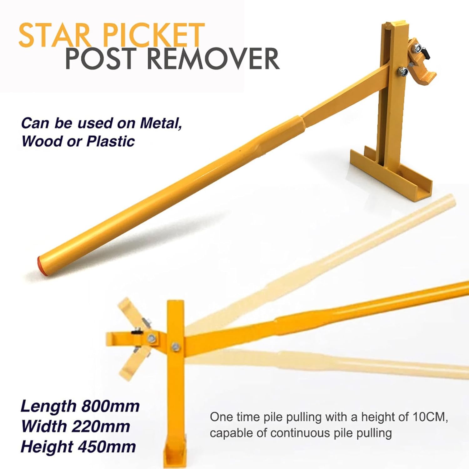 Heavy Duty Post Puller Set with Lifting Chain Puller G711