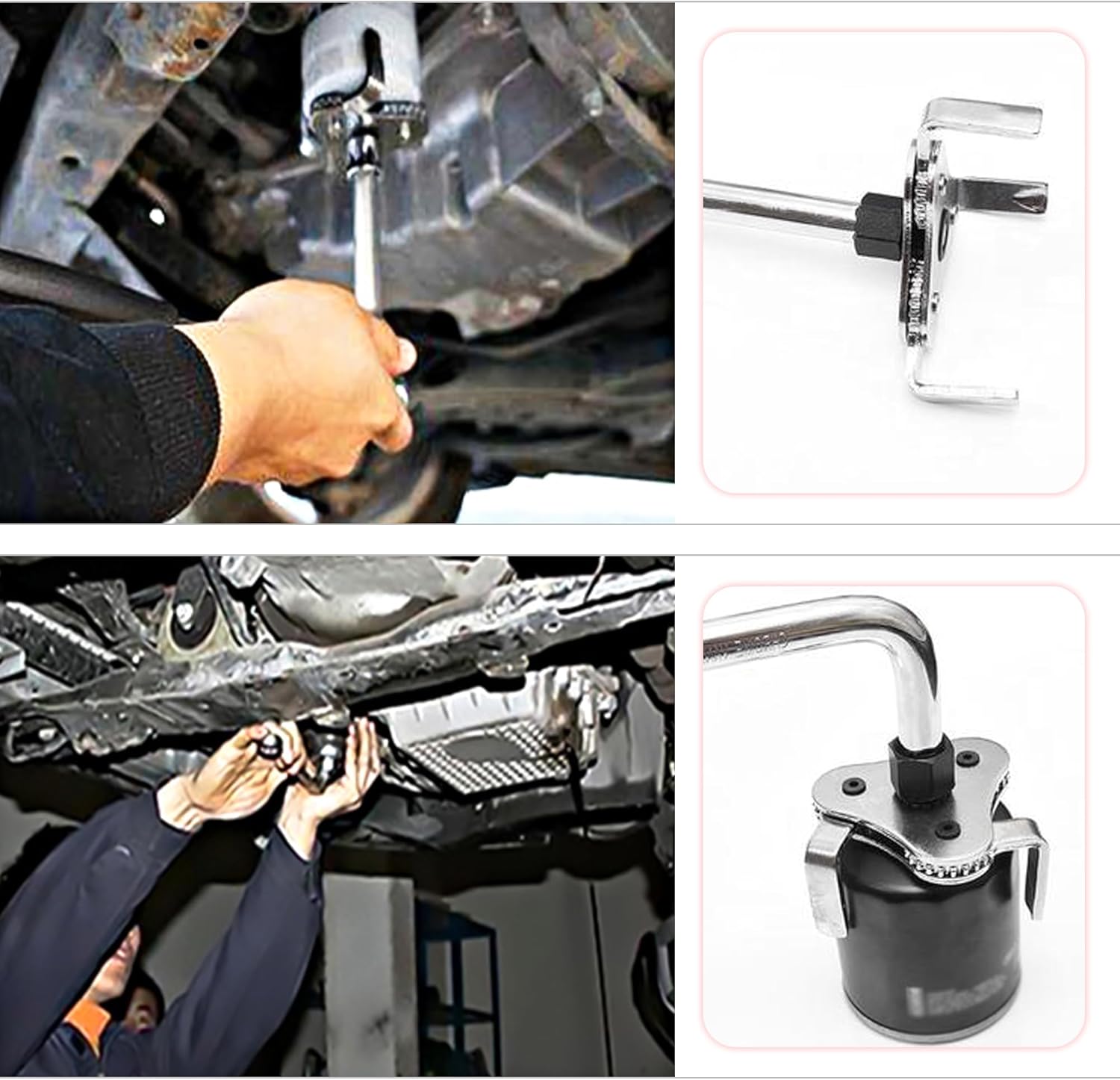 3 Jaw 2 Way Adjustable Oil Filter Wrench Tool C898045