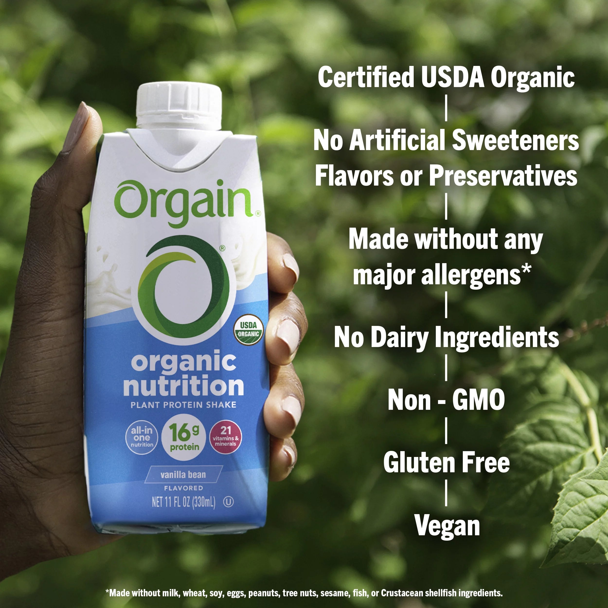 Vanilla Bean 11oz 12ct Plant Based Vegan Protein Shake V777