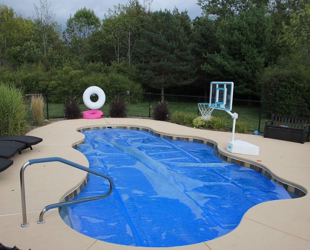 Blue 20 ft. x 50 ft. Rectangle Solar Cover E971