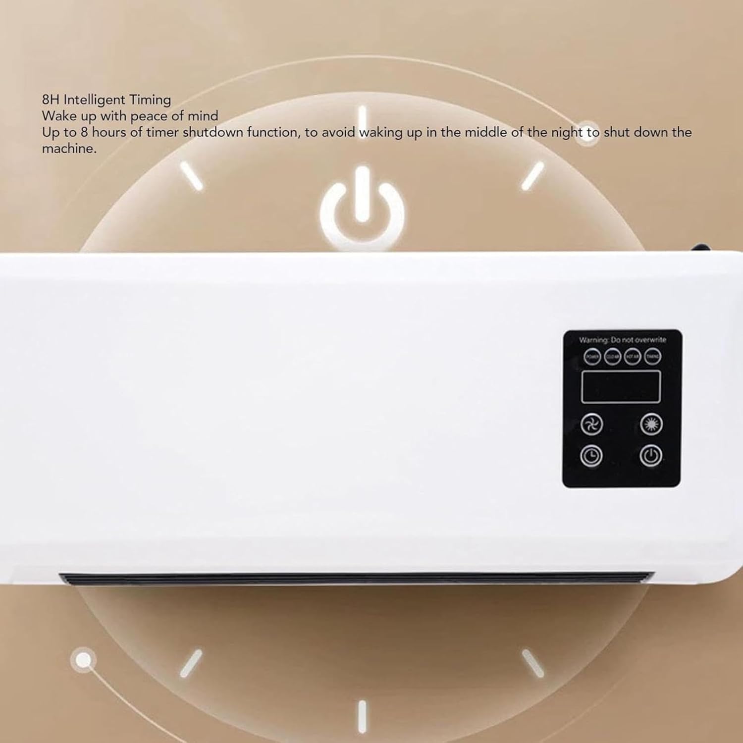 Ductless Wall Mounted Air Conditioner with Remote Control Q186230