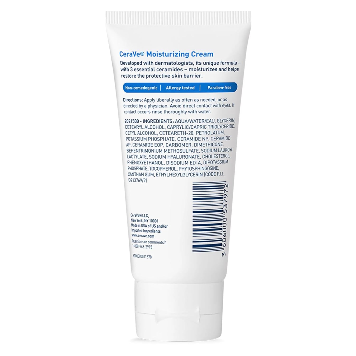 1.89 Ounce Travel Size Moisturizing Cream (Pack of 3) Z1665
