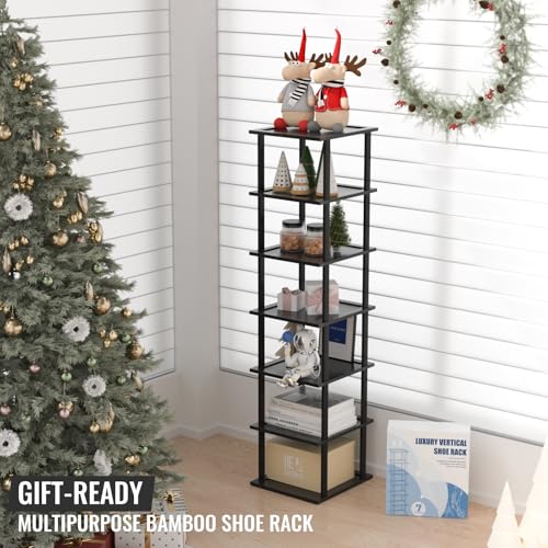 12 Tier Tall Bamboo Shoe Rack Shelf H999266