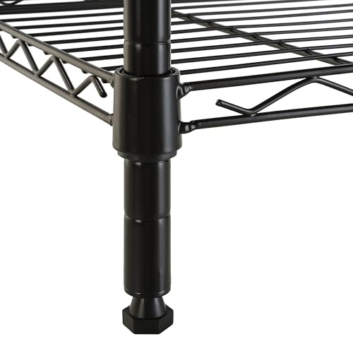 3-Shelf Adjustable Heavy Duty Steel Wire Rack Storage Shelving, Chrome M3299