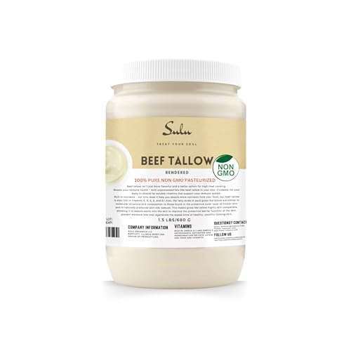 100% Pure Rendered NON GMO Beef Tallow 7LBS S110432