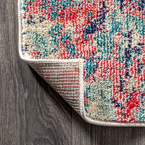 Blue/Red 8 ft. x 10 ft. Area Rug N6247