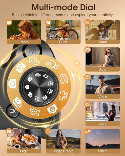 80MP Digital Camera with 4.0" Touch Screen, 18X Digital Zoom, 32GB Card D59133