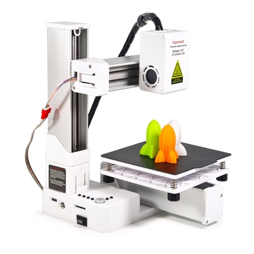 Compact FDM 3D Printer with Removable Build Plate, 0.4mm Metal Nozzle F70938