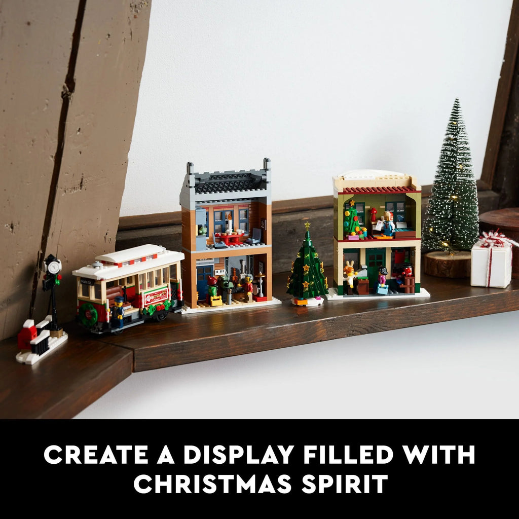 Holiday Main Street Building Set with 6 Minifigures J235
