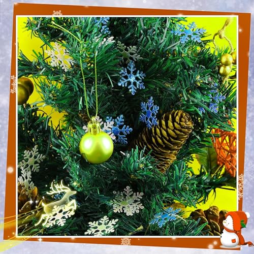 1600 Pieces 3 Size White Snowflake Confetti H5115