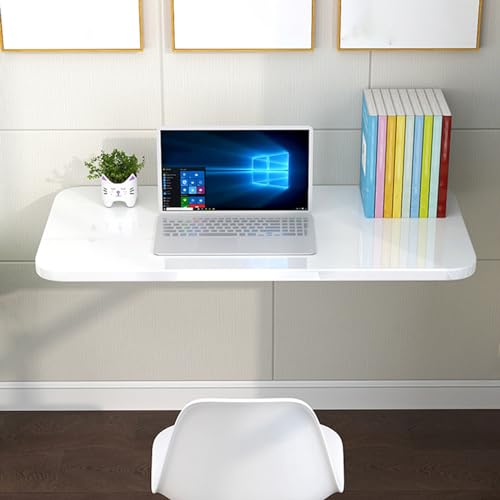 Drop-Leaf Table Wall Mounted Folding Workbench Floating Desk Folding Dining Table Fold Down Desk Wall Table D8313