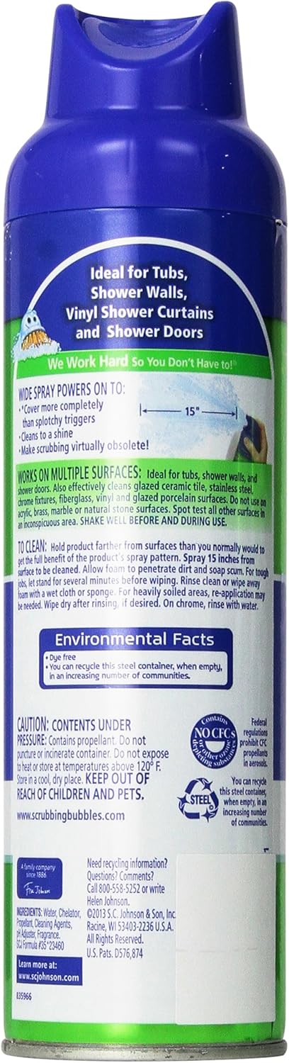 Foaming Bathroom Cleaner Spray, 20 Ounce (Pack of 3) A497