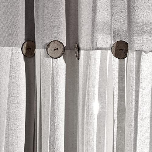 Dark Linen Tier Curtain Set, Pair, 29" W x 36" L K40030