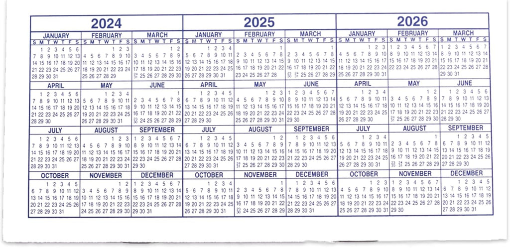 Pack of 10 Checkbook Registers D4783