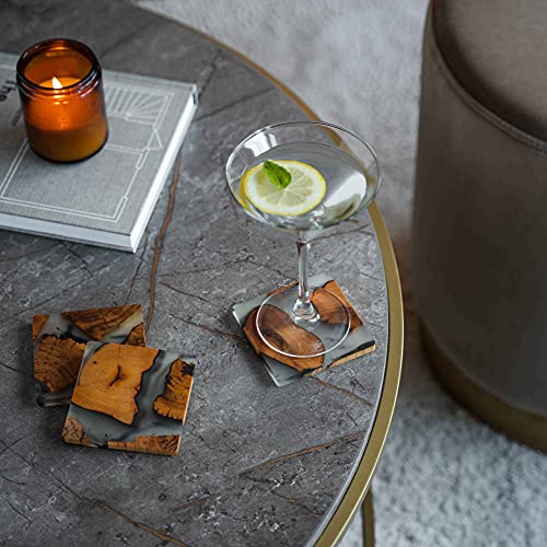 Wooden Coasters Set, Cedar Wood Coaster (4) M1854