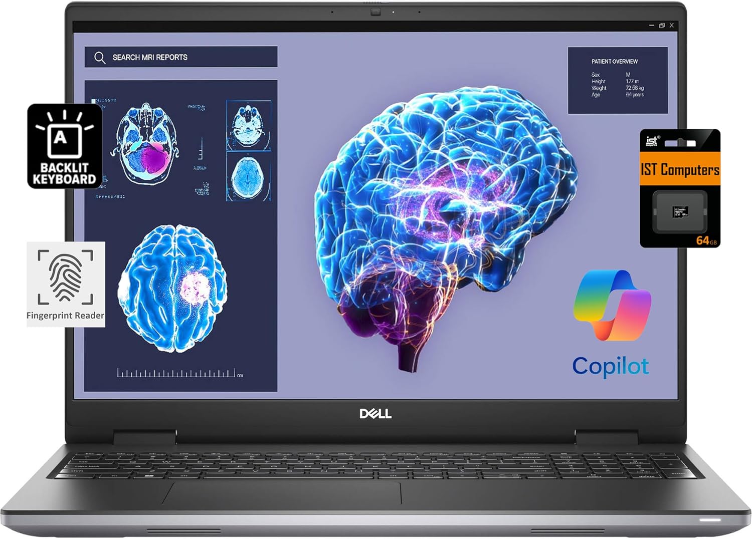 Grey 16" FHD+ Intel 16-Core i9-12950HX 64GB DDR5 1TB SSD Mobile Workstation Laptop H1651